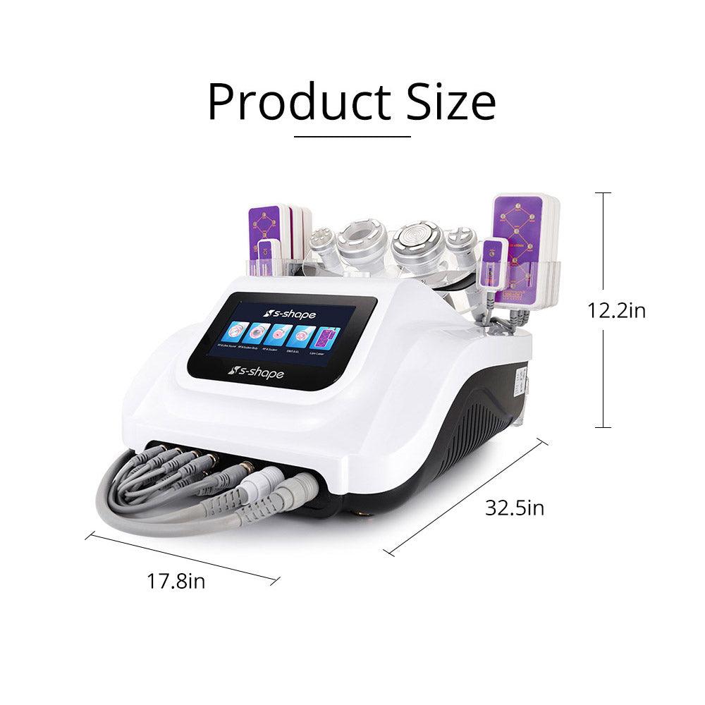 30K S Shape Body Contouring Machine size