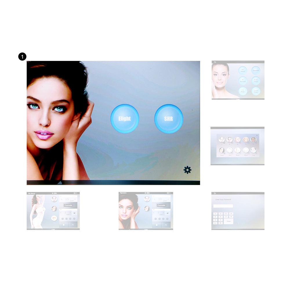 Professional SHR IPL Epilation Skin Rejuvenation Machine