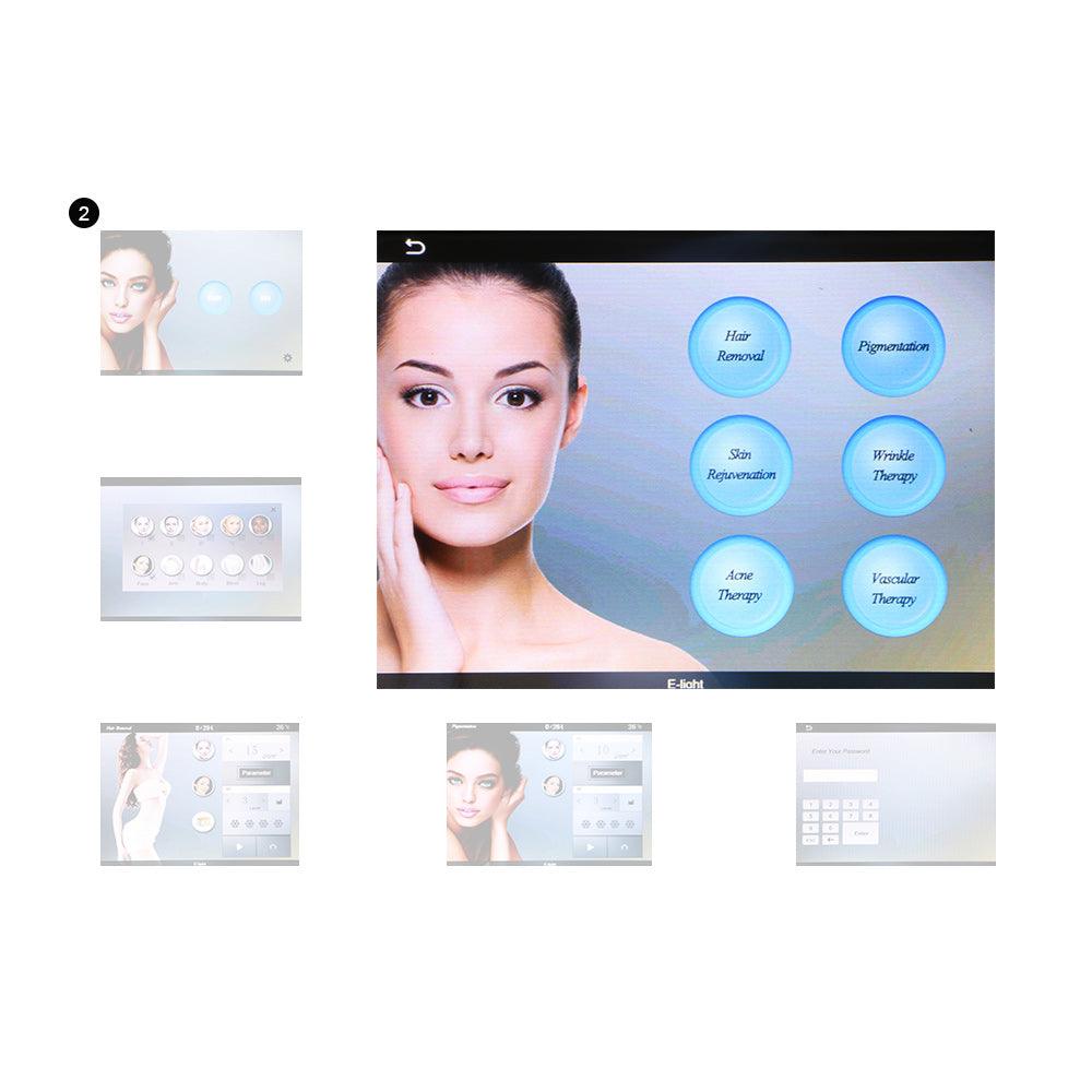 Professional SHR IPL Epilation Skin Rejuvenation Machine
