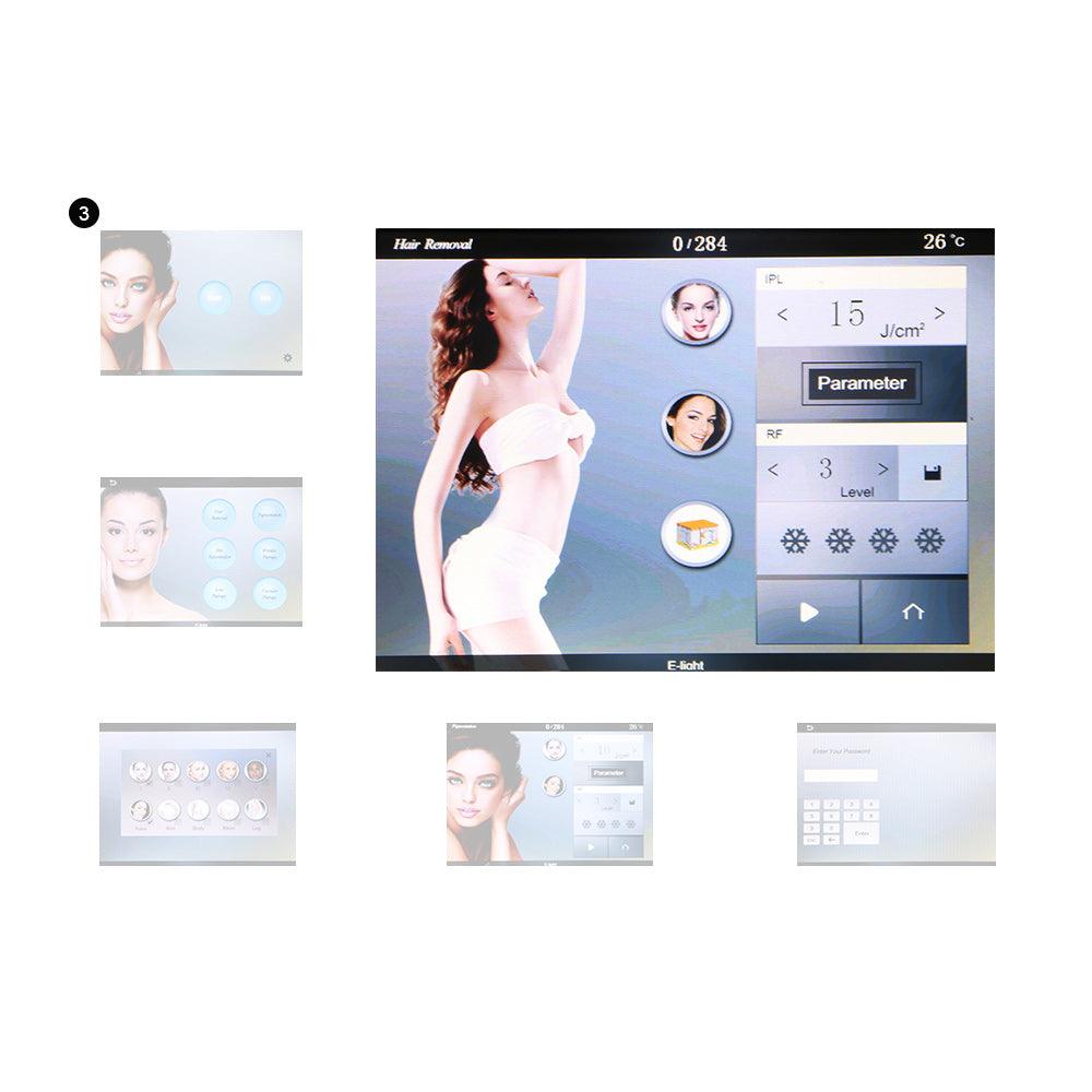 Professional SHR IPL Epilation Skin Rejuvenation Machine