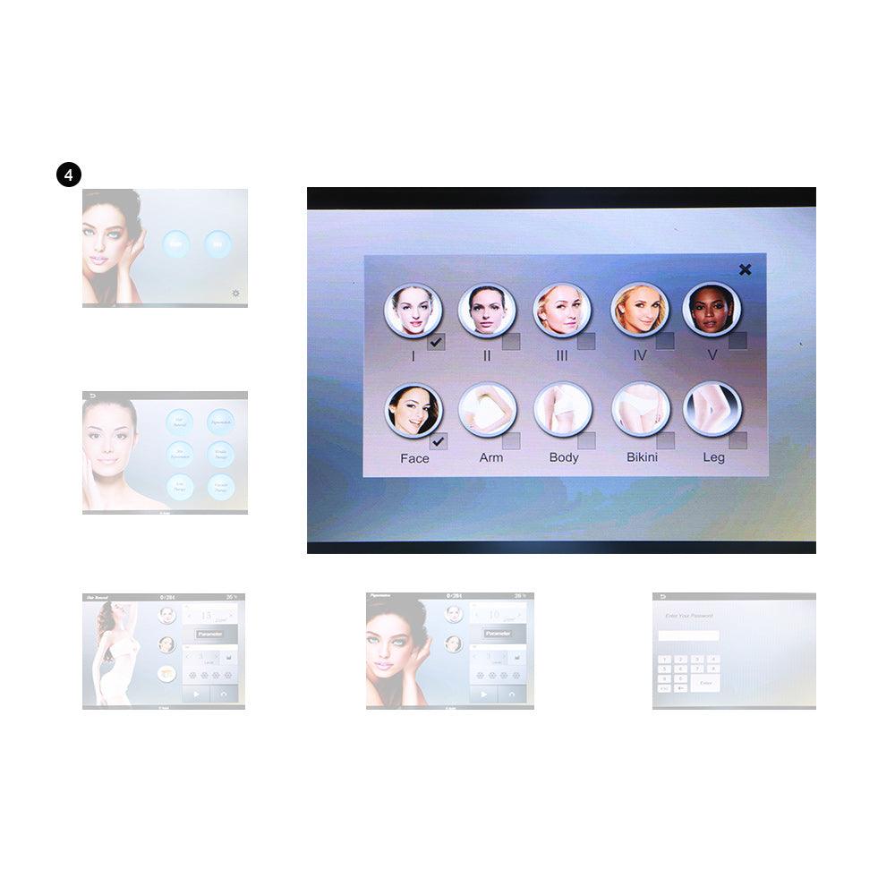 Professional SHR IPL Epilation Skin Rejuvenation Machine