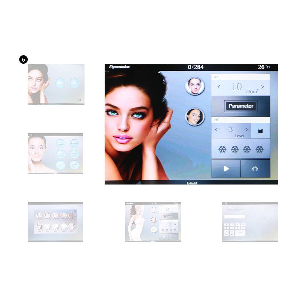 Professional SHR IPL Epilation Skin Rejuvenation Machine