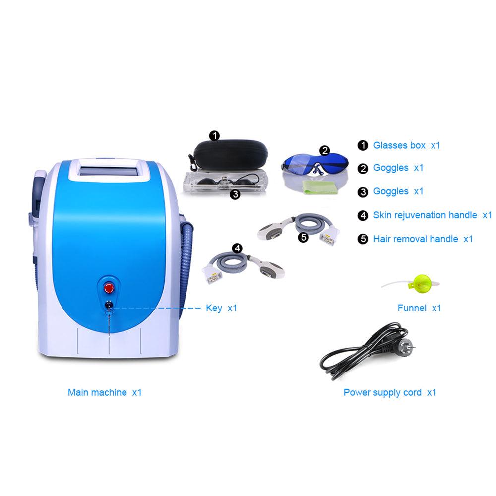 Professional SHR IPL Epilation Skin Rejuvenation Machine