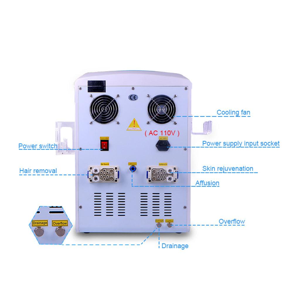 Professional SHR IPL Epilation Skin Rejuvenation Machine