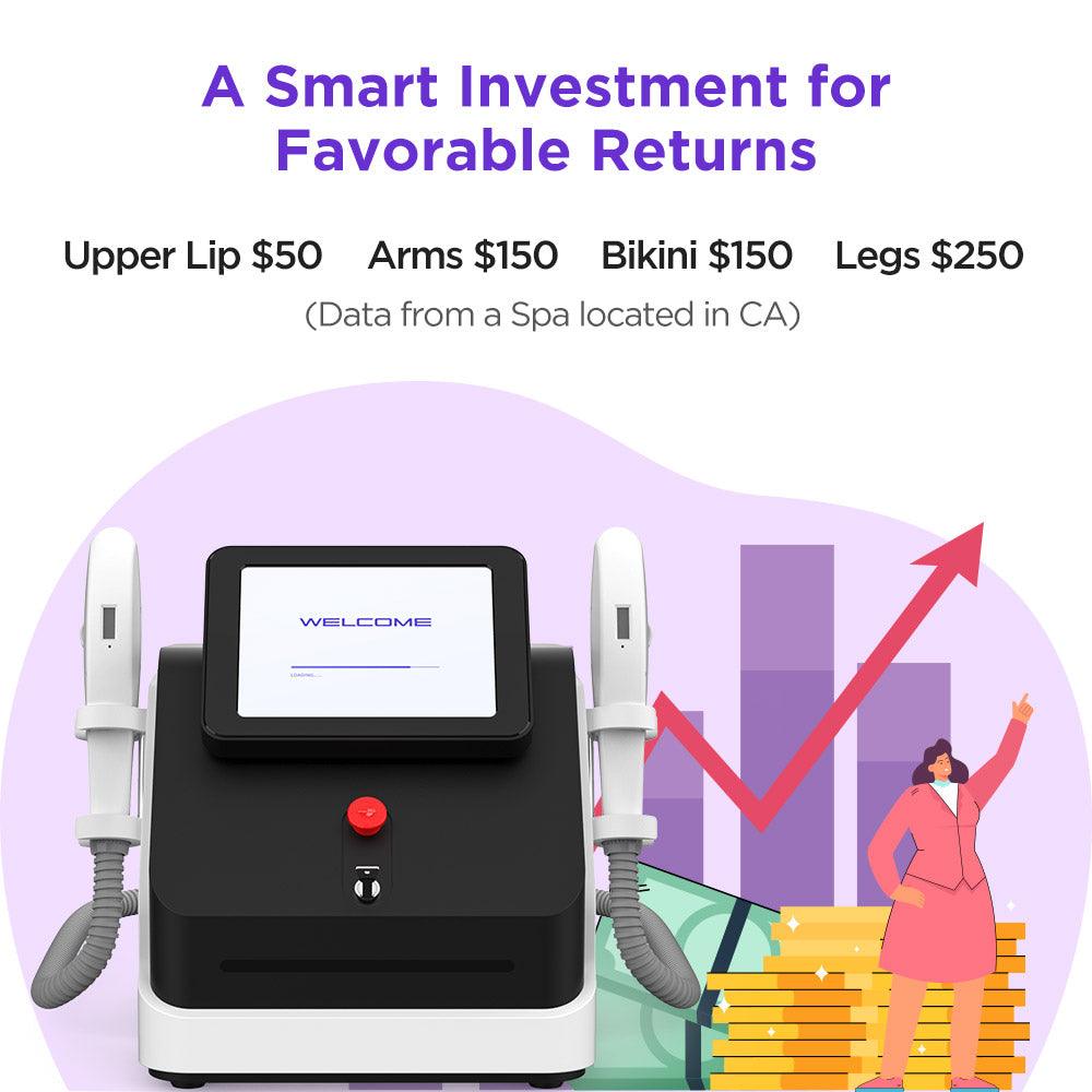 Painless LastingDesk-Type IPL Hair Removal Laser