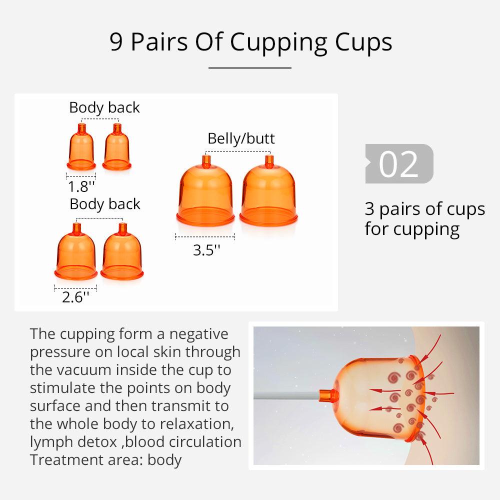 New Arrival Breast Enhancement Machine Vacuum Massage 9 pairs of cupping cups