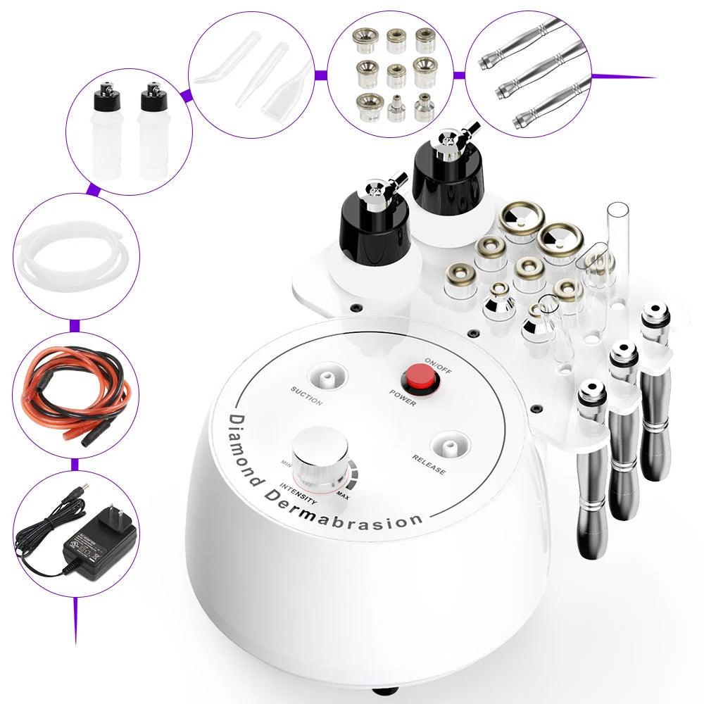 3 In 1 Diamond Microdermabrasion Skincare Machine