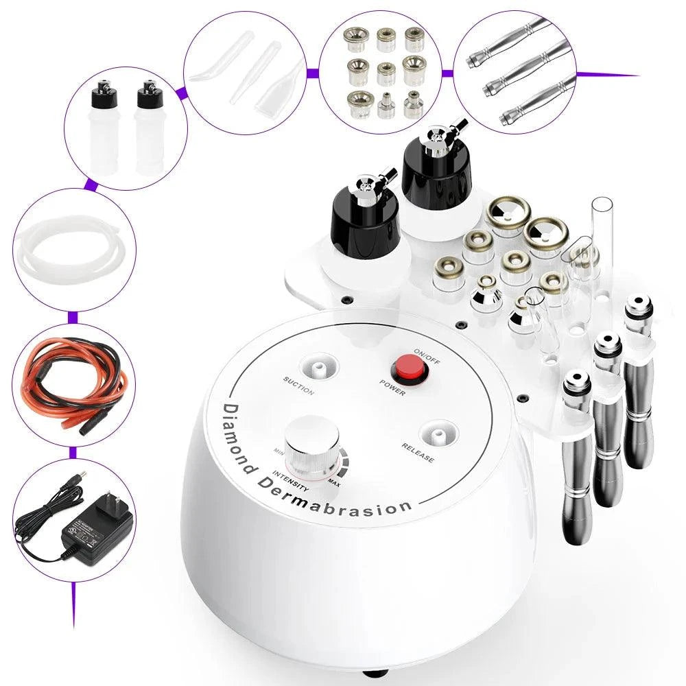 3 In 1 Diamond Microdermabrasion Skincare Machine