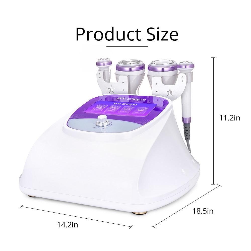 S Shape 30K Cavitation machine size