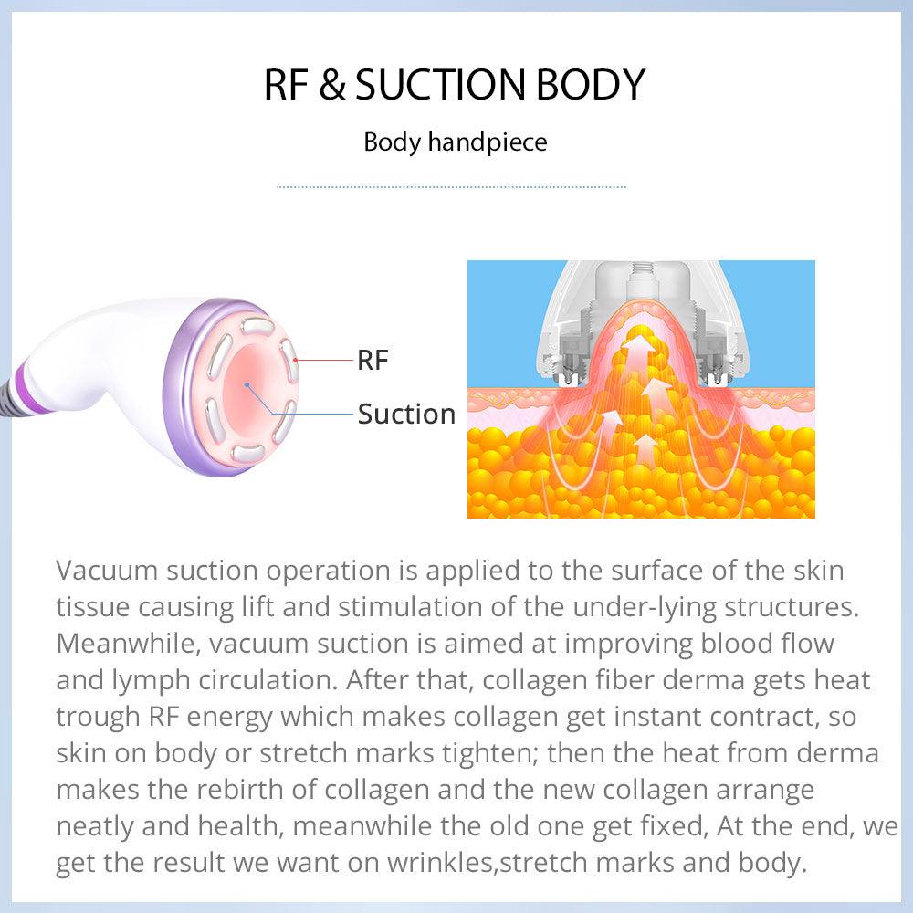 S Shape 30K Cavitation machine Handle Features