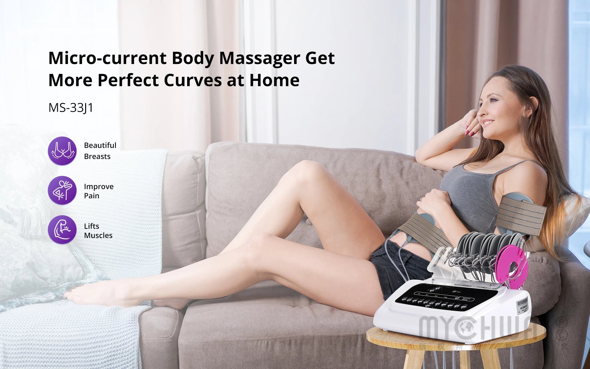 Bio Microcurrent Body Shaper - 2-in-1 Tightening & Toning Device