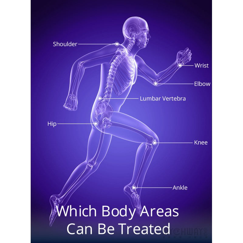 Shockwave Therapy Device - 5 Heads for Muscle Pain & Tissue Recovery