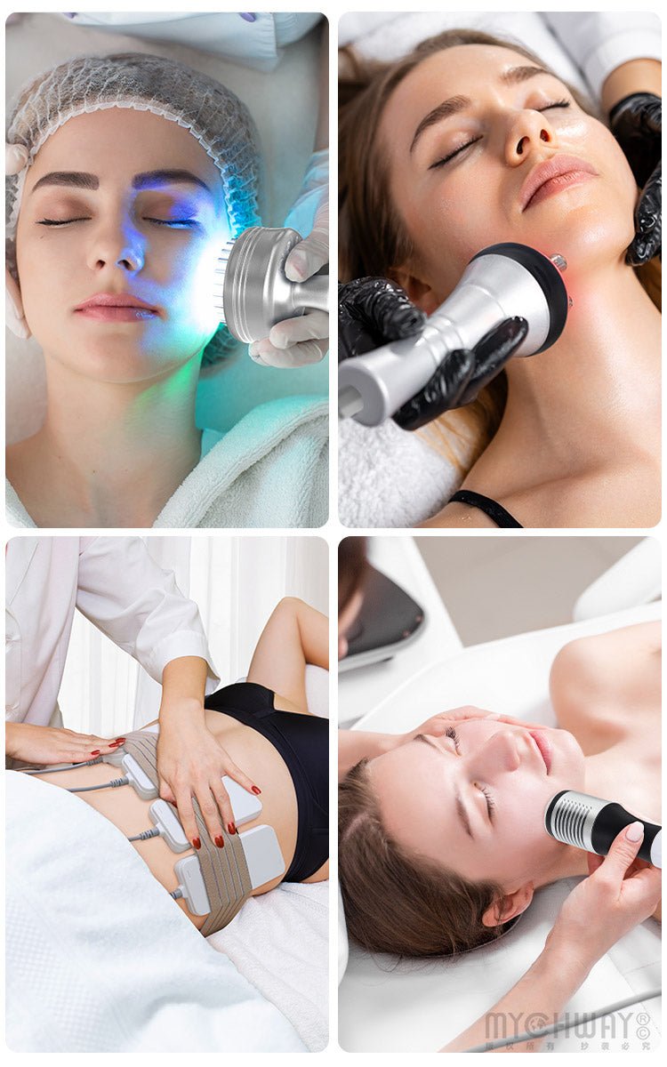 10 In 1 80k Cavitation Machine With RF Vacuum Laser Lipo Pads For Body Sculpting - myChway UK