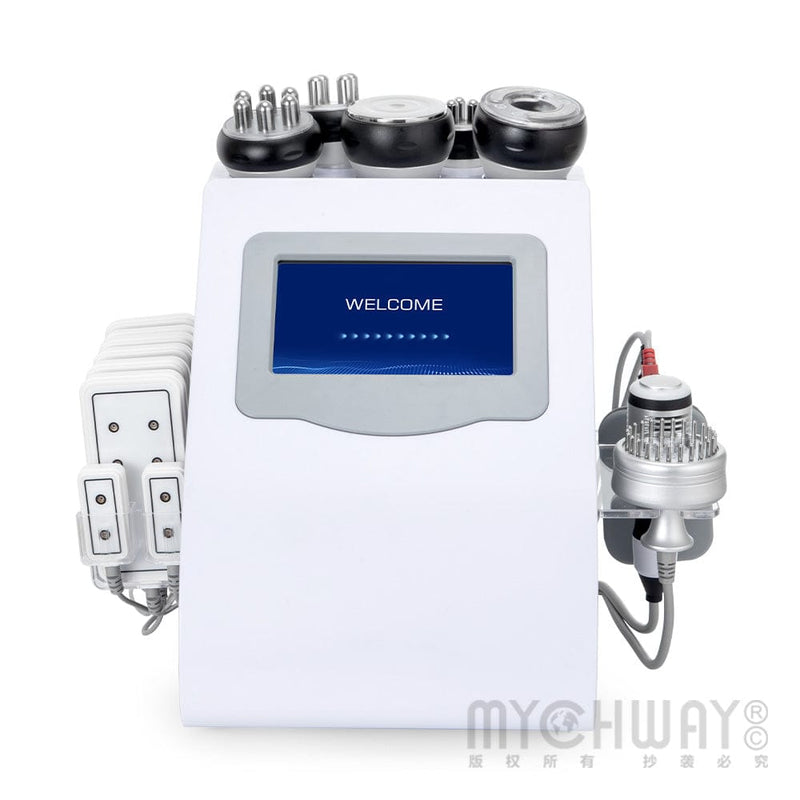 10 In 1 80k Cavitation Machine With RF Vacuum Laser Lipo Pads For Body Sculpting - myChway UK
