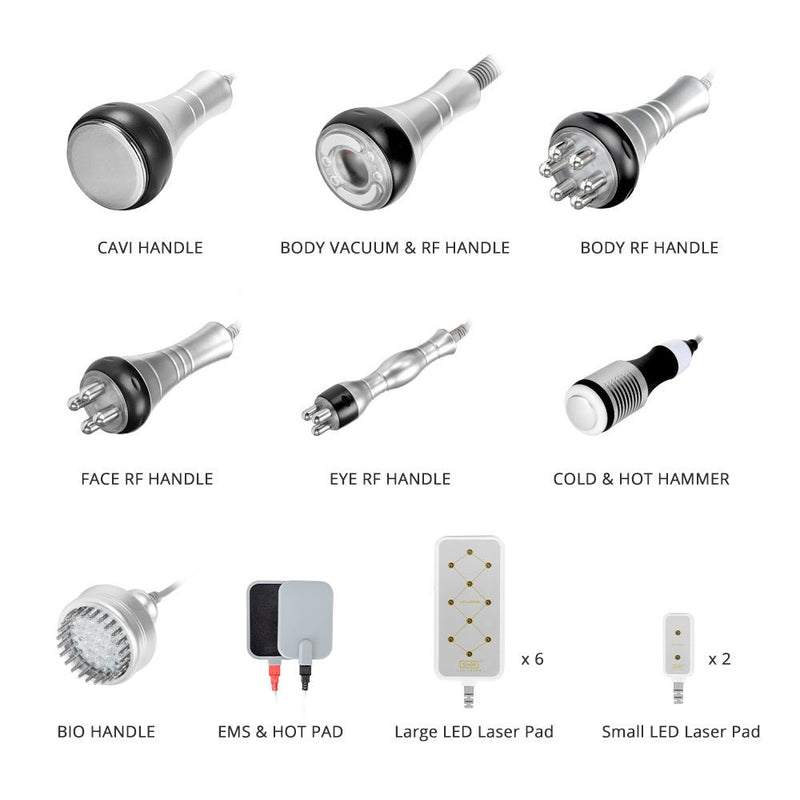 10 In 1 Ultrasonic 40K Cavitation Machine For Body Contouring & Facial Skin Care - myChway UK