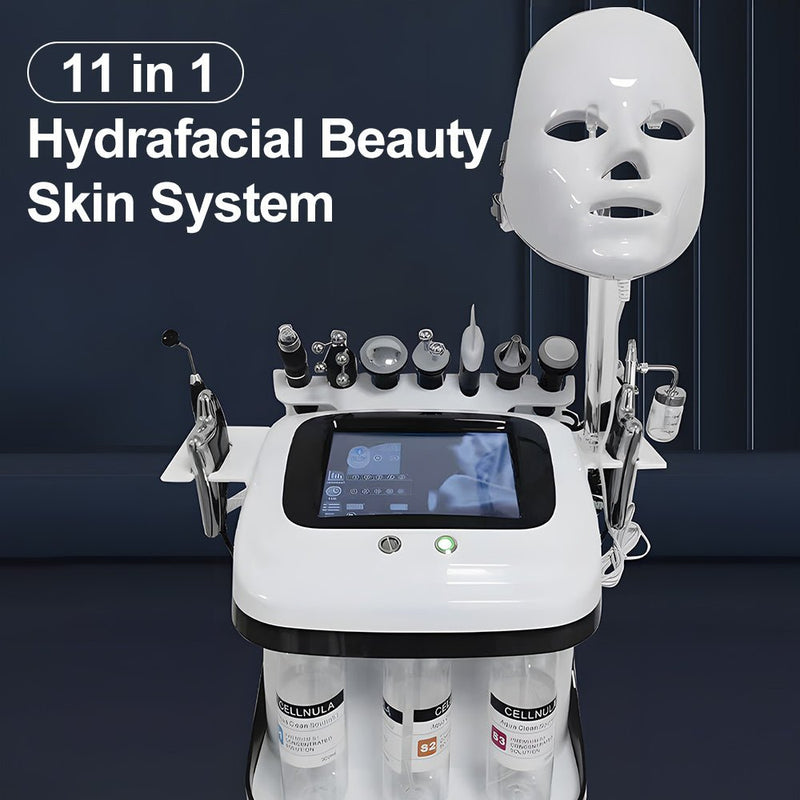 11 In 1 Hydrodermabrasion Beauty Skin System For Facial Care Skin Rejuvenation - myChway UK