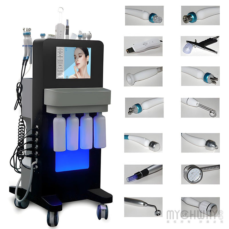 14 In 1 Hydra Diamond Dermabrasion Facial Beauty Machine For Skin Rejuvenation - myChway UK