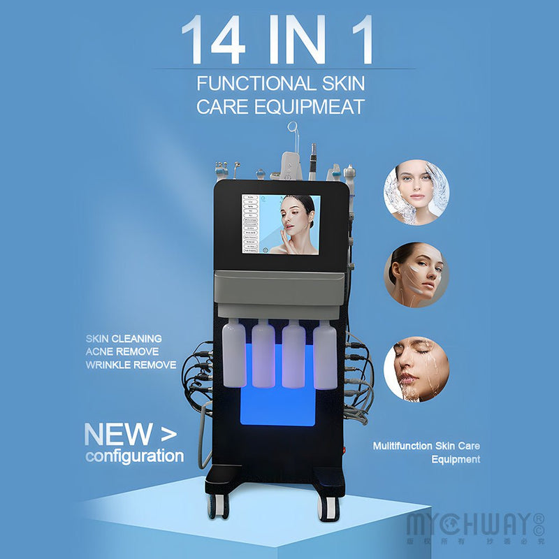 14 In 1 Hydra Diamond Dermabrasion Facial Beauty Machine For Skin Rejuvenation - myChway UK