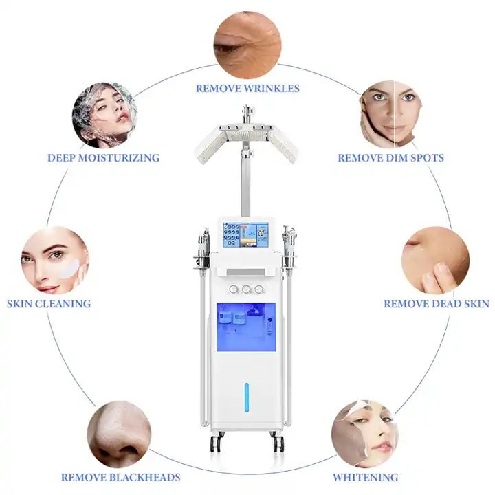 14 In 1 Hydro Dermabrasion PDT Light Therapy Beauty Machine - myChway UK