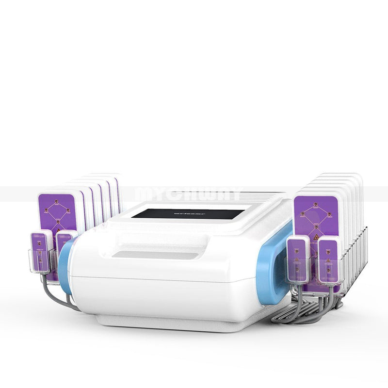 160mw LLLT LED Laser Machine 2.0 Weight Loss Fat Burning Removal 12 Big+4 Small Pads - myChway UK