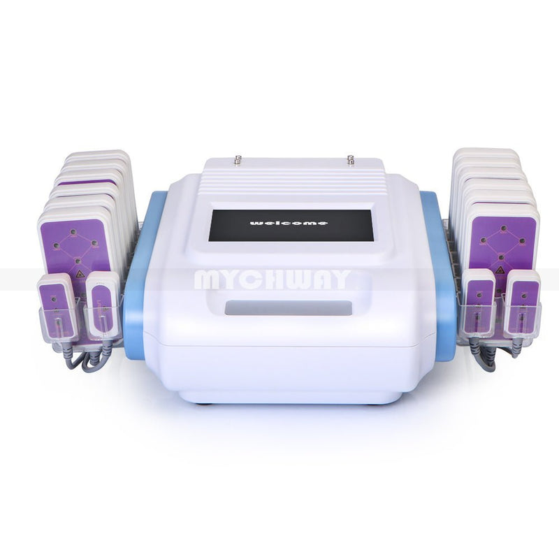 160mw LLLT LED Laser Machine 2.0 Weight Loss Fat Burning Removal 12 Big+4 Small Pads - myChway UK