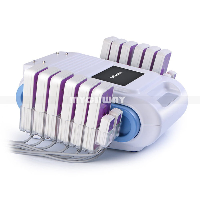 160mw LLLT LED Laser Machine 2.0 Weight Loss Fat Burning Removal 12 Big+4 Small Pads - myChway UK