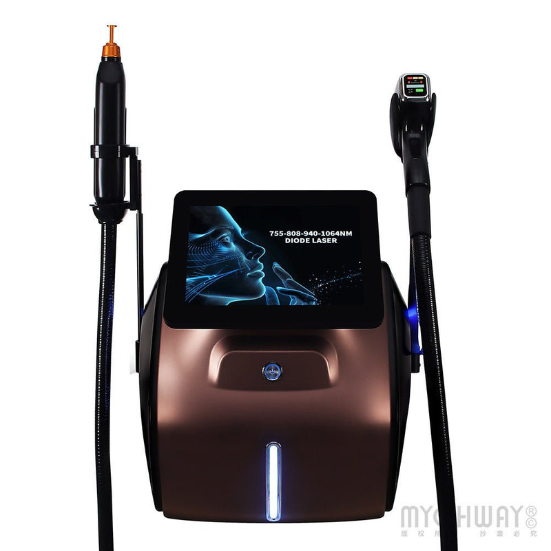 2 In 1 Diode Laser Hair Removal Machine Picosecond Tattoo Removal Instrument - myChway UK