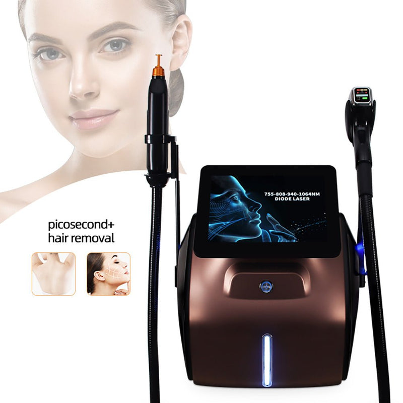 2 In 1 Diode Laser Hair Removal Machine Picosecond Tattoo Removal Instrument - myChway UK