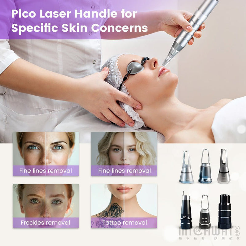2 In 1 High - Power Pico Laser Diode Laser Machine For Tattoo Hair Spots Removal - myChway UK