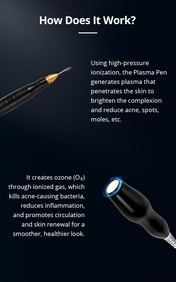 2 In 1 Plasma Facial Care Machine For Moles Acne Treatment And Skin Rejuvenation - myChway UK