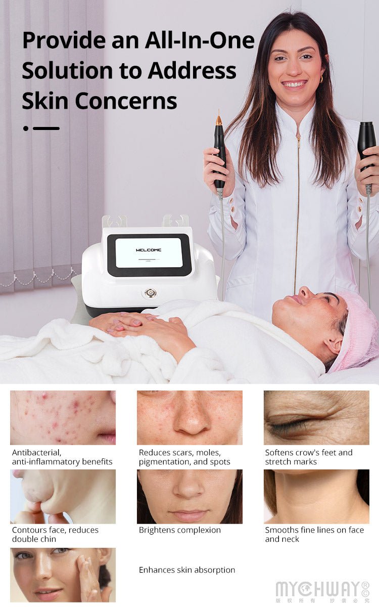 2 In 1 Plasma Facial Care Machine For Moles Acne Treatment And Skin Rejuvenation - myChway UK