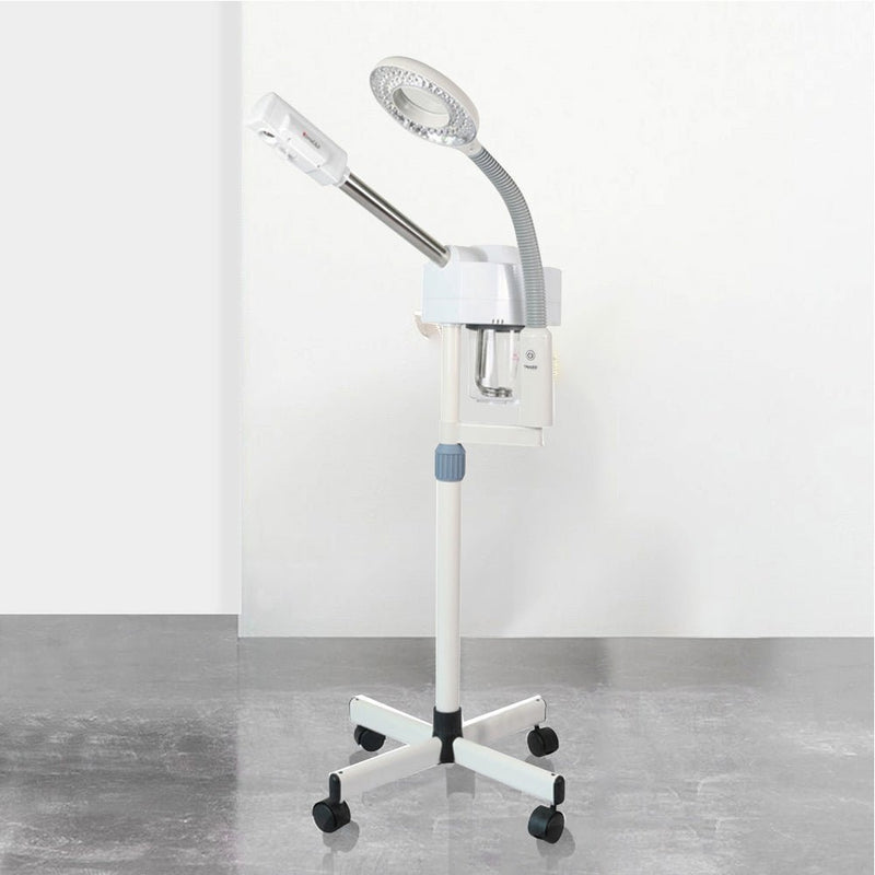 2 In 1 Pro Facial Steamer + 5x Magnifying Lamp Ozone Salon Spa Beauty Equipment - myChway UK