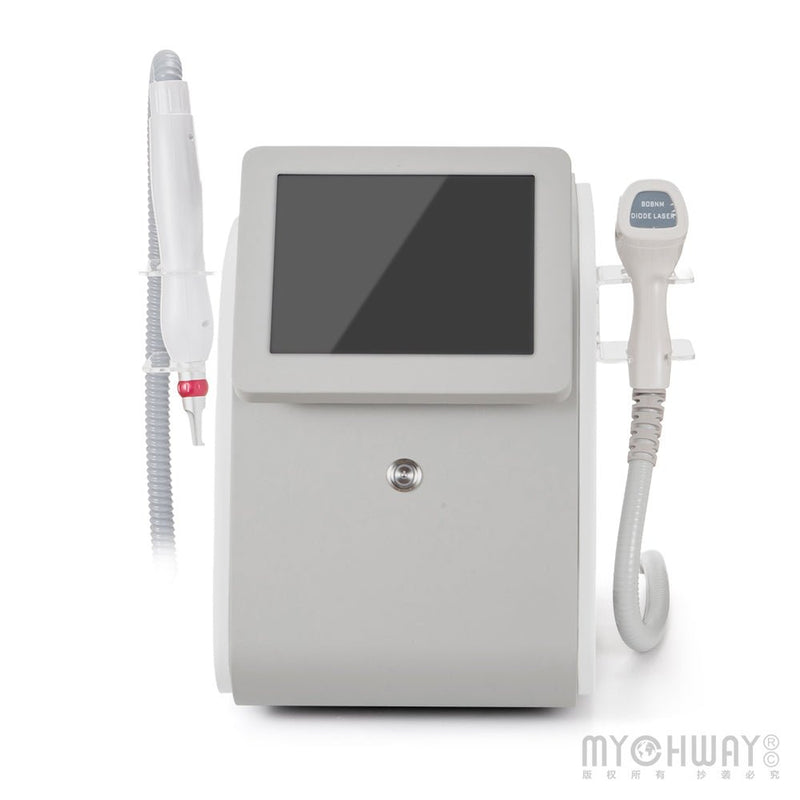 2 In1 DPT 808nm Diode Hair Removal YAG Laser Tattoo Removal Machine - myChway UK