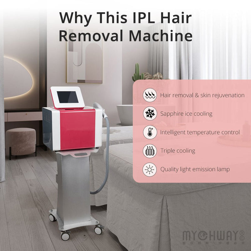 2000W SHR IPL Hair Remover E Light Skin Rejuvenation Beauty Machine With Filters - myChway UK
