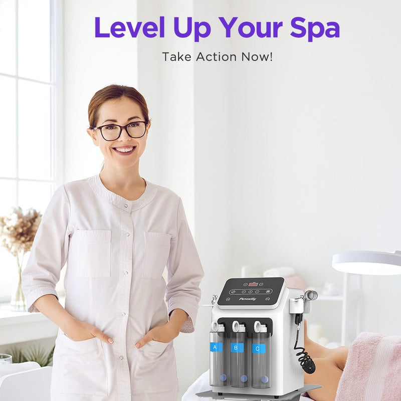 2in1 HydroDermabrasion Machine For Deep Cleansing Hydration Nourishment Pro Use - myChway UK