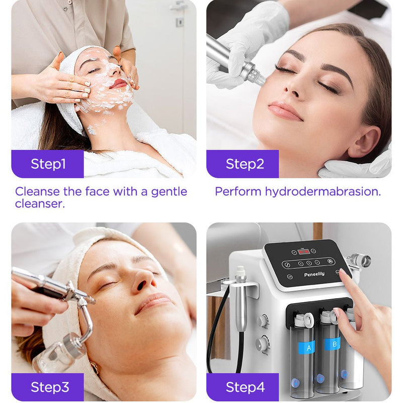 2in1 HydroDermabrasion Machine For Deep Cleansing Hydration Nourishment Pro Use - myChway UK