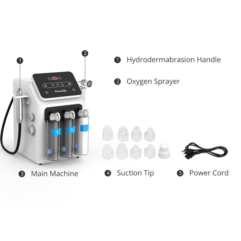 2in1 HydroDermabrasion Machine For Deep Cleansing Hydration Nourishment Pro Use - myChway UK