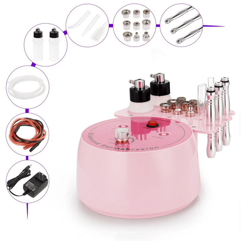 3 In 1 Diamond Microdermabrasion Machine For Cleansing Moisturizing Skin Care - myChway UK
