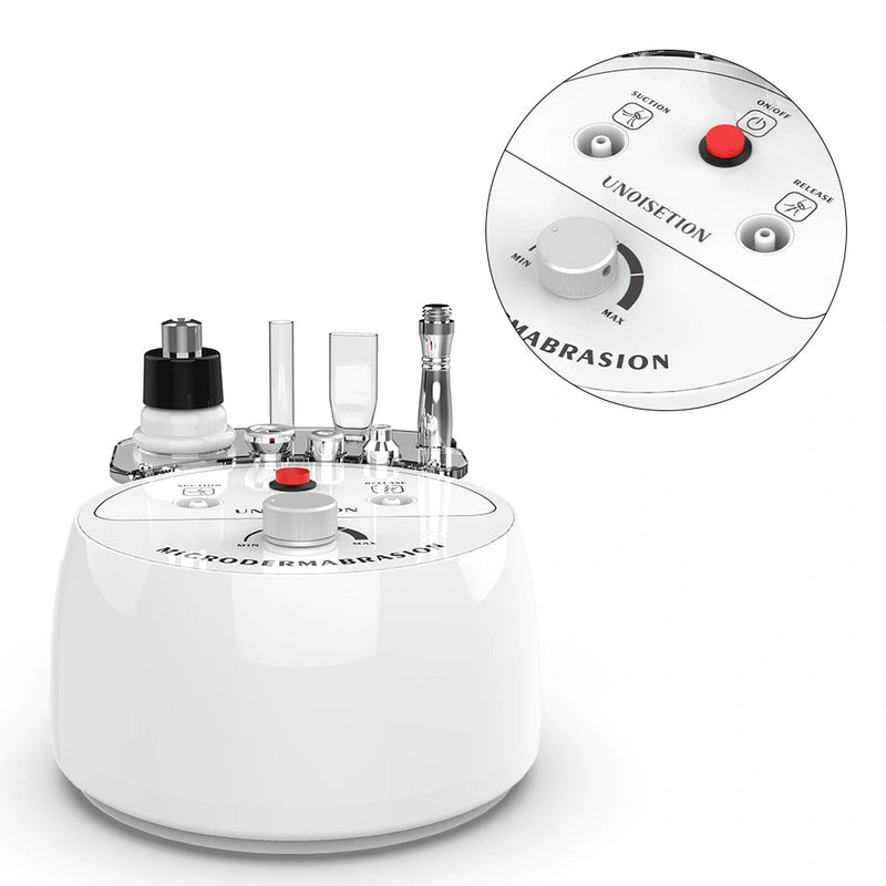 3 In 1 Diamond Microdermabrasion Machine For Exfoliation, Cleansing, Hydration - myChway UK