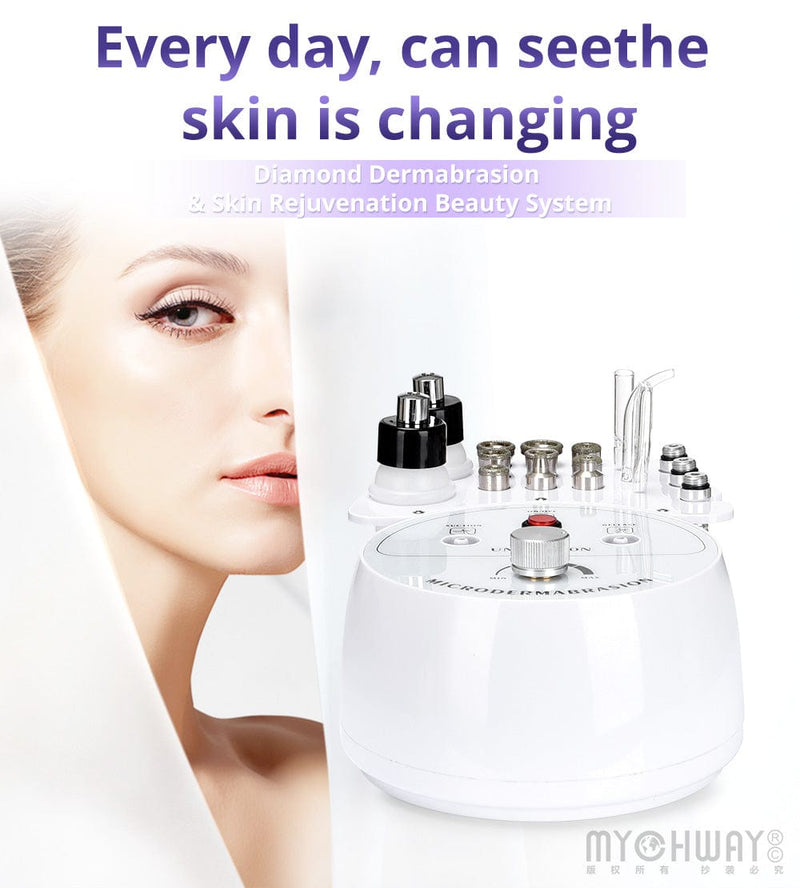 3 - IN - 1 Microdermabrasion Machine Skin Exfoliation Acne Removal - myChway UK