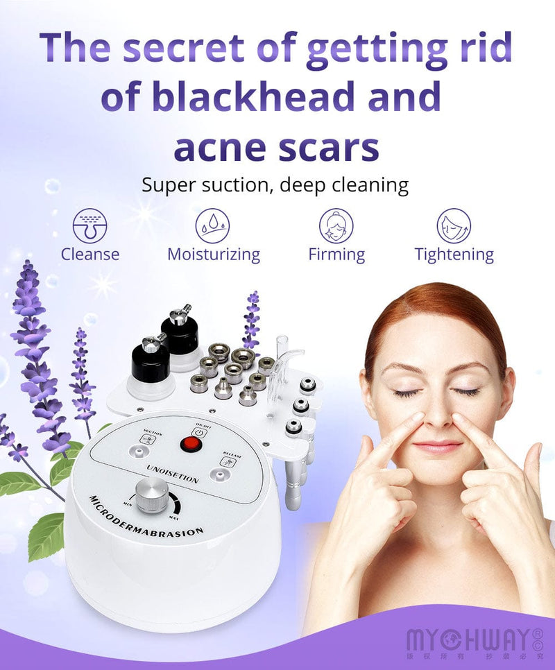 3 - IN - 1 Microdermabrasion Machine Skin Exfoliation Acne Removal - myChway UK