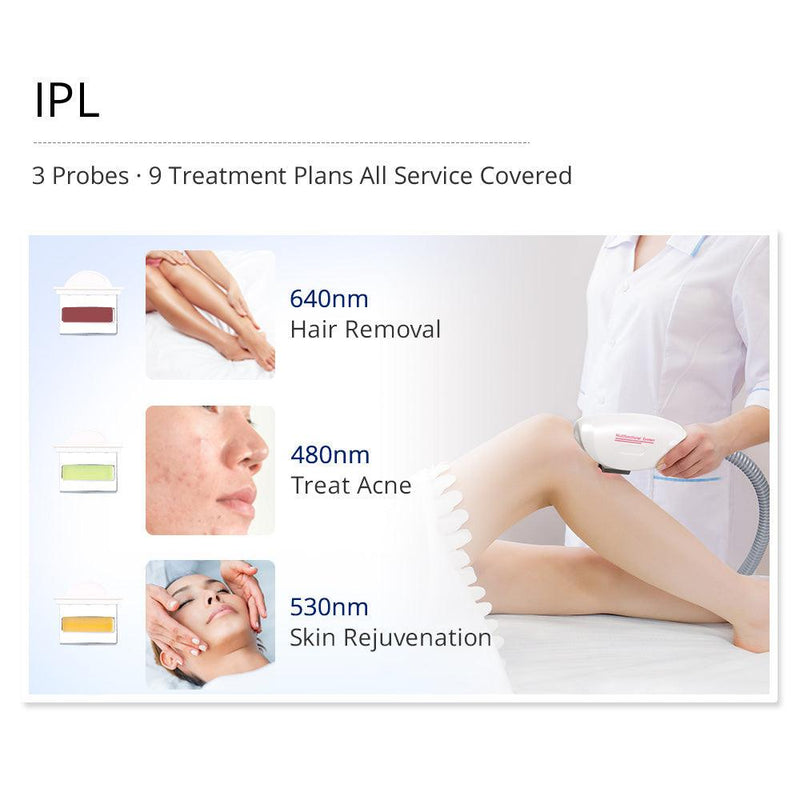 3 In 1 SHR Elight IPL Permanent Hair Removal Machine - myChway UK