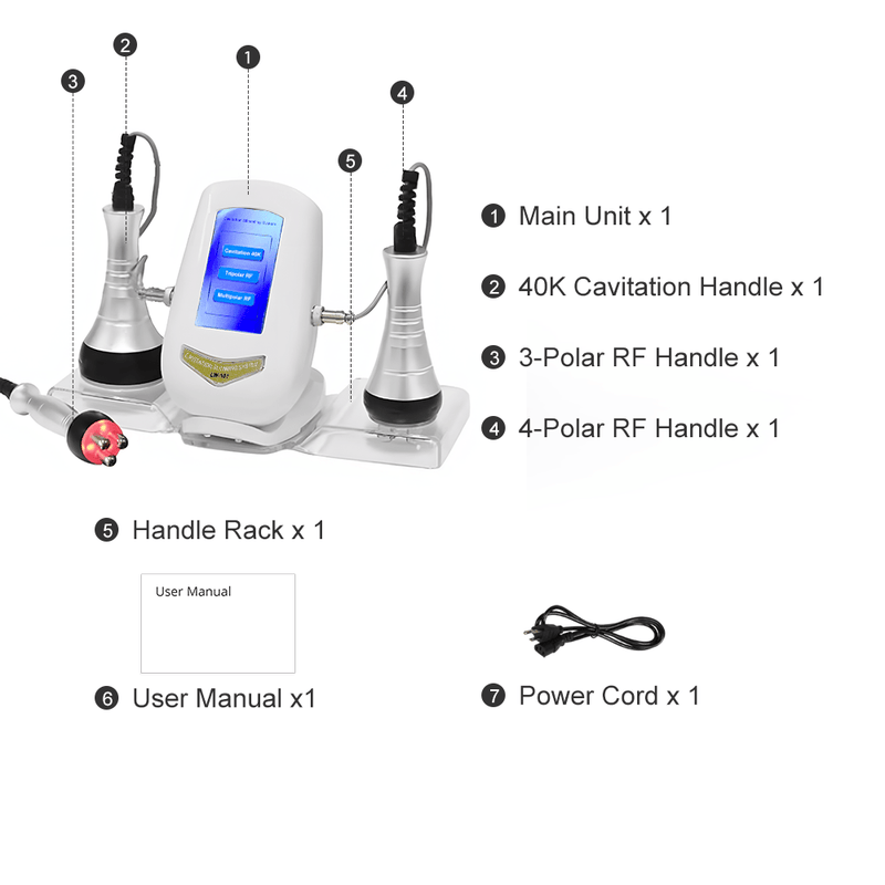 3 In 1 Ultrasonic Cavitation Machine For Body Contouring Skin Tightening Lifting - myChway UK