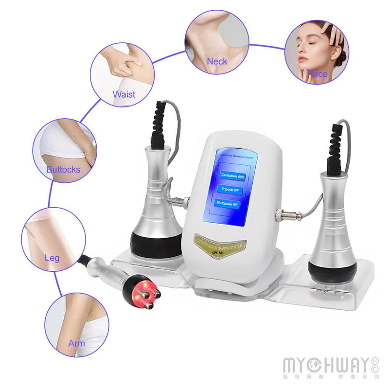 3 In 1 Ultrasonic Cavitation Machine For Body Contouring Skin Tightening Lifting - myChway UK