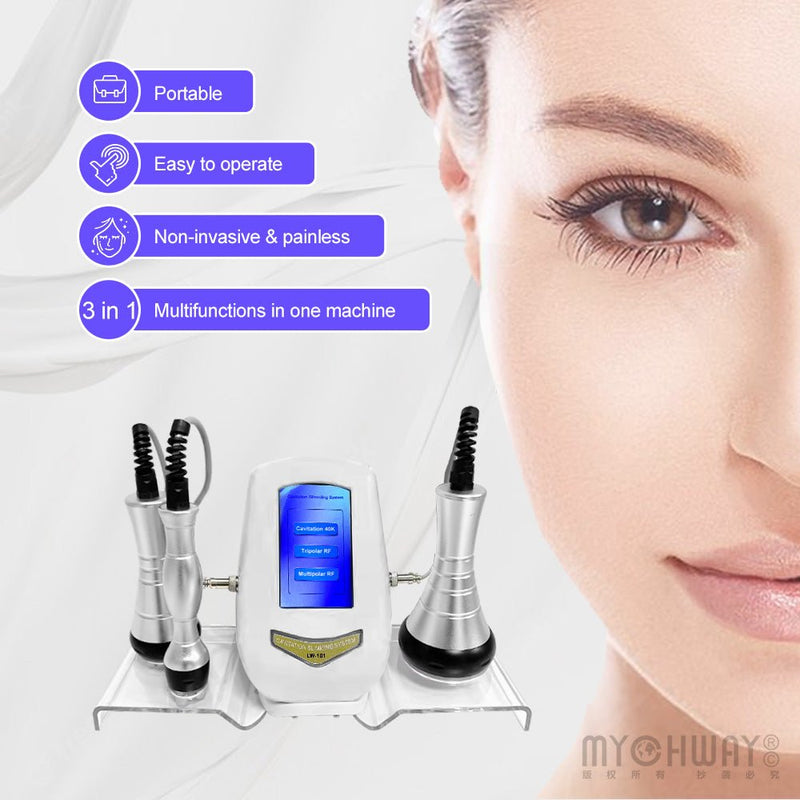 3 In 1 Ultrasonic Cavitation Machine For Body Contouring Skin Tightening Lifting - myChway UK