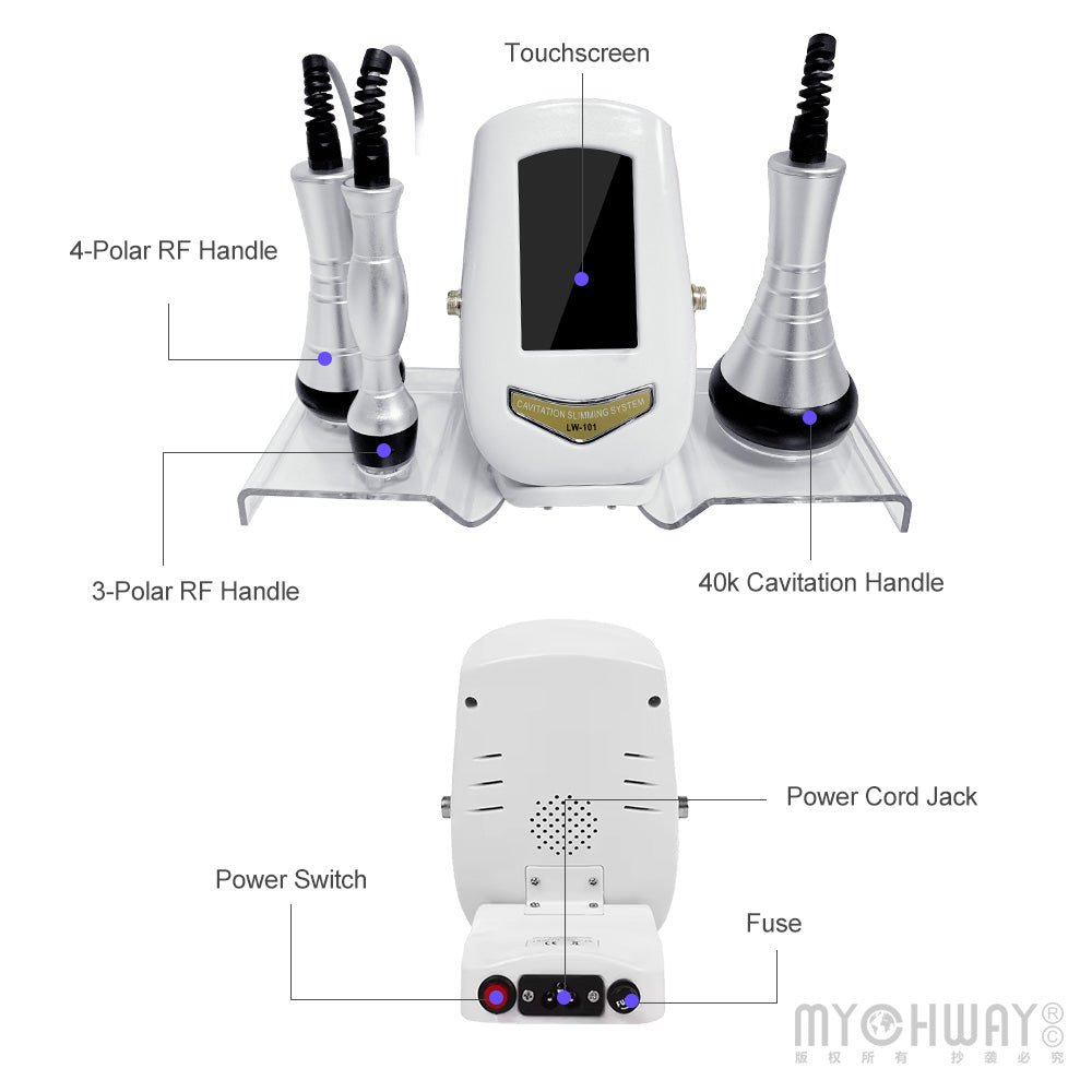 3 In 1 Ultrasonic Cavitation Machine For Body Contouring Skin Tighteni