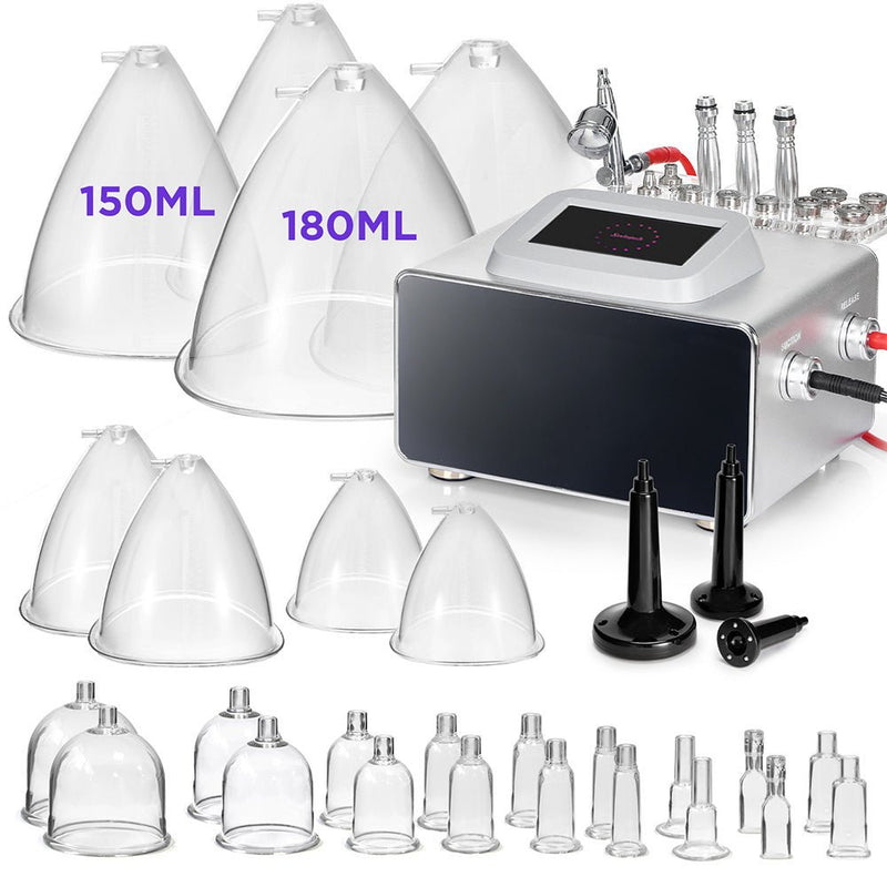 3 In 1 Vacuum Therapy Machine Microdermabrasion Spray Gun For Body Shape Facials - myChway UK
