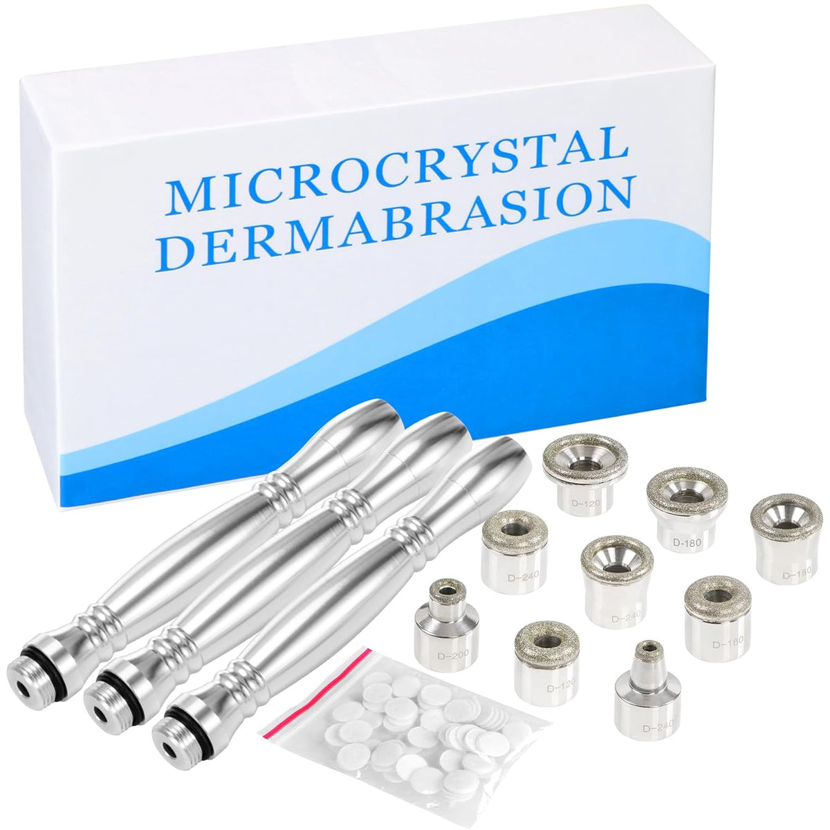 3 Wands & 9 Tips Diamond Microdermabrasion Devices