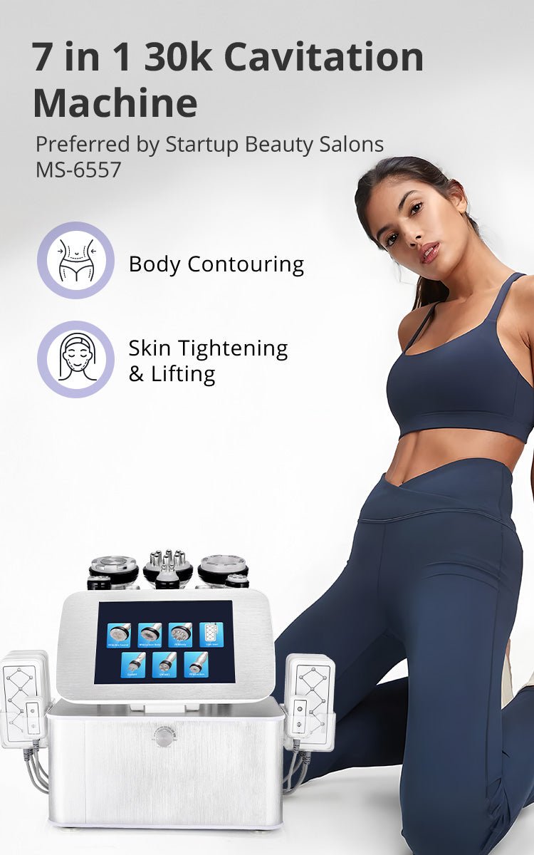30K Cavitation 2.5 Vaccum RF Lifting Body Slimming Fat Loss Machine For Body Contouring - myChway UK