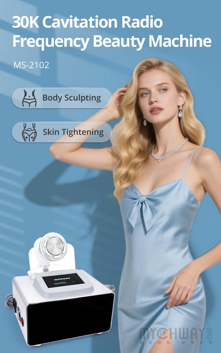 30K Ultrasound&RF Cavitation 2.0 Body Care Body Slimming Weight Loss Machine Spa - myChway UK
